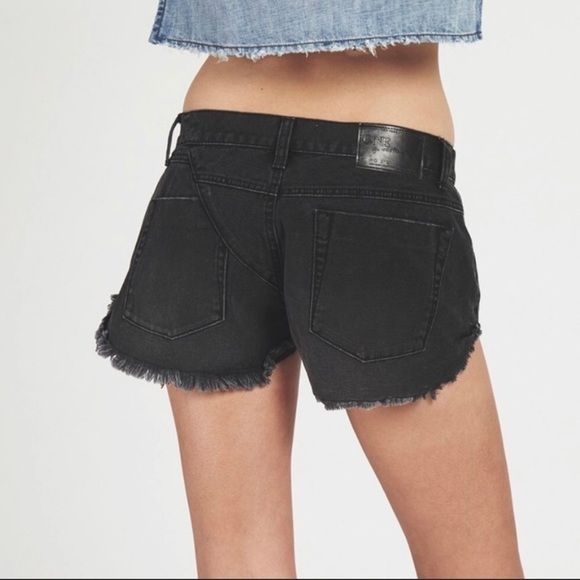 ONE Teaspoon Black Anchor Shorts Size 25 - Picture 12 of 12